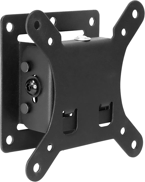 Mount-It! Low Profile Tilting TV Wall Mount for 2432 Inch Flat Screen TVs | Quick Release Small TV Mount Bracket | VESA 75x75 100x100 | 1.65 Slim Design | 30 lb Capacity | Single Stud Installation
