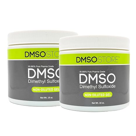 DMSO Gel 2 lbs. Non-diluted 99.995% Low Odor Pharma Grade BPA Free Container