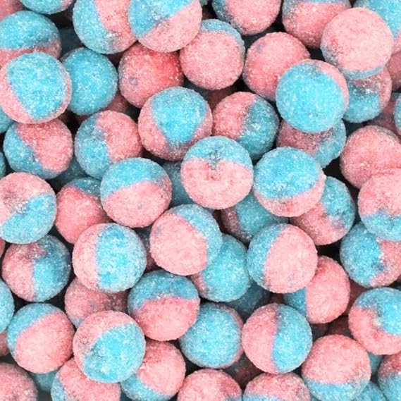 Mega Sours Bubblegum Sweets 2kg Bag, Pouch