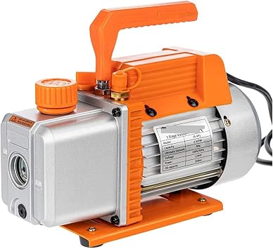 TS-VP1 1/4 Vacuum Pump Air Conditioner Refrigerant Air Tool with Direct Drive Motor Base Oil Drain Valve Vacuum Pump