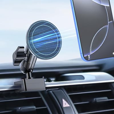 Metal Ultra Magnetic Phone Mount for Toyota 4Runner 2024 2023 2022 2021 2020-2010 5th Gen 4runner Accessories Dash Cell Phone Holder Adjustable Phone Stand Fit for All Smartphone for MagSafe