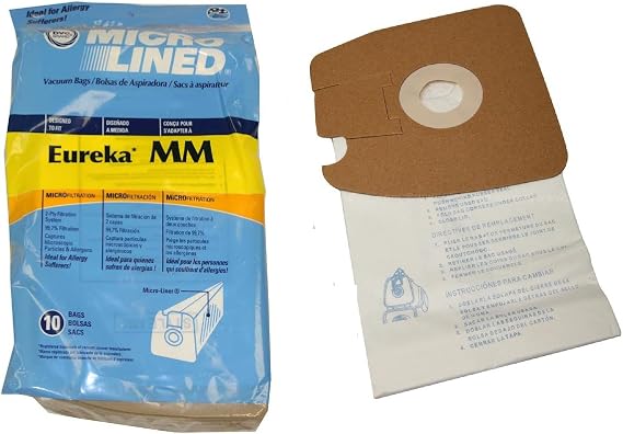 Home Care Products Eureka Mighty Mite Micro Lined Paper Vacuum Bag, 10-Pack