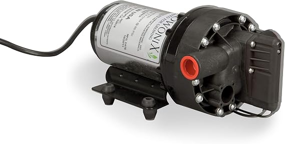 EP-2Booster Pump, Up To 720GPD Gallons Per Day @ 1:1 Ratio, RO Pump for the EX600, GX600 Reverse Osmosis Systems, 80 PSI, High Pressure Cutoff, Adjustable...