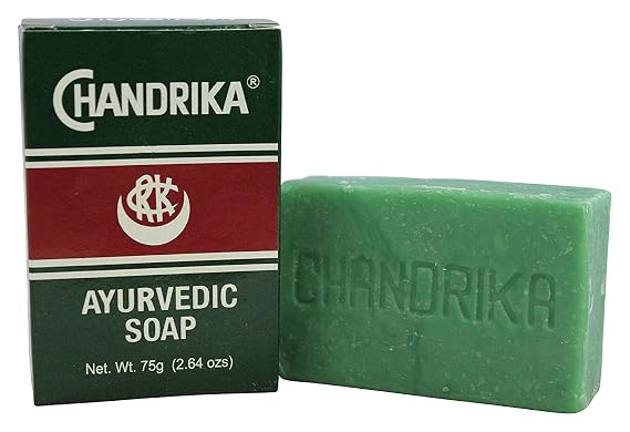Chandrika Ayurvedic Soap 3 oz PACK OF 6