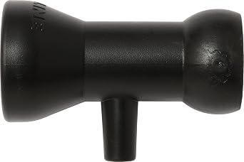 Loc-Line - 59889-BLK Coolant Hose Component, Black Acetal Copolymer, Side Flow Nozzle, 1/2" Diameter, 1/2" Hose ID Pack of 20