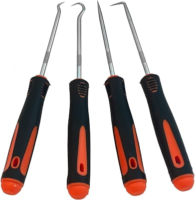 Sluice Fox Mini Crevice Tools 4 Piece Set for Gold panning Kits; Mini Pick Set for Pulling Gold paydirt Nuggets from Bedrock; Gold panning equipmet for Prospecting