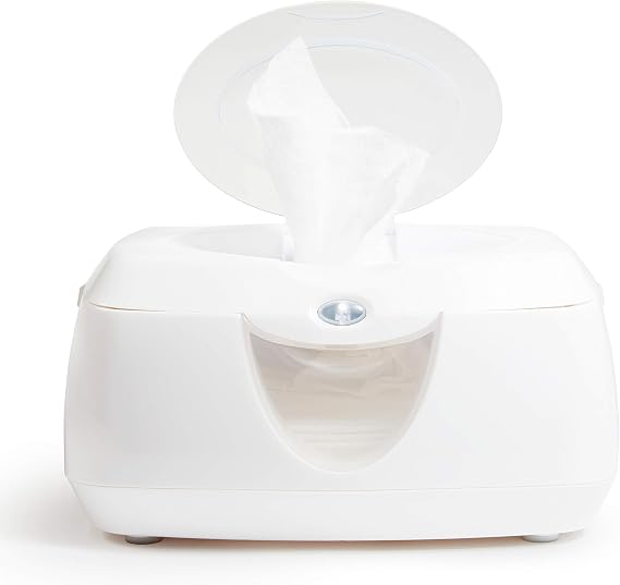 Munchkin Warm Glow Baby Wipe Warmer with Nightlight, White