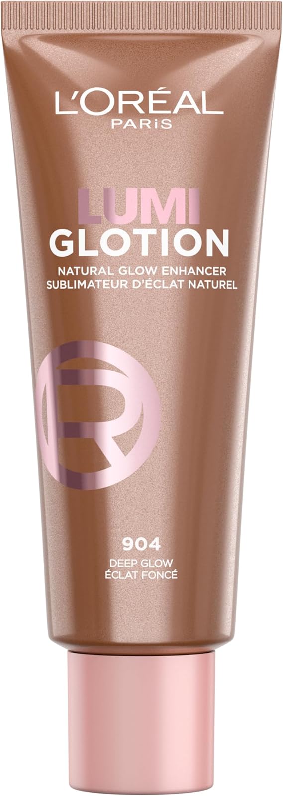 L'Oréal Paris Multi-Use Glow Enhancer, 24h Hydration with Shea Butter and Glycerin, for Face and Body, Paradise Lumi Glotion, Shade 904: Deep Glow, 40 ml