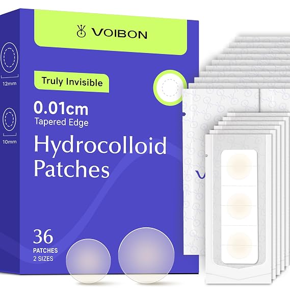 Pimple Patches For Face, Invisible Hydrocolloid Acne Patches Acne Treatment,Covering Zits & Blemishes in Skin and Face, Zit Patches with Salicylic Acid,