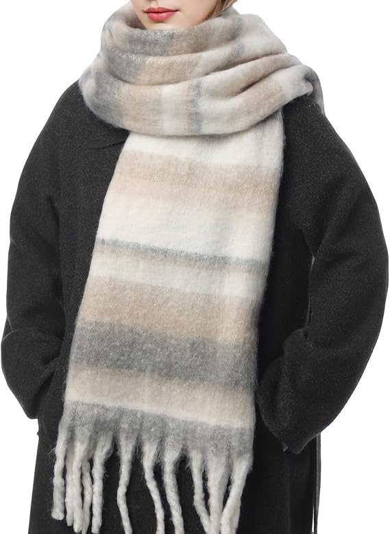 Winter Scarf for Women Warm Womens Scarf Soft Chunky Scarfs for Cold Weather Long Shawl Large Scarves