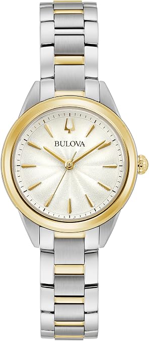 Bulova Ladies Classic Sutton Two-Tone Stainless Steel Bracelet Watch | 28mm | 98L277