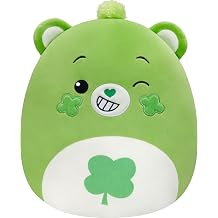 Squishmallows Original Care Bears 12in Good Luck Bear Official Jazwares Plush (Medium-Sized)