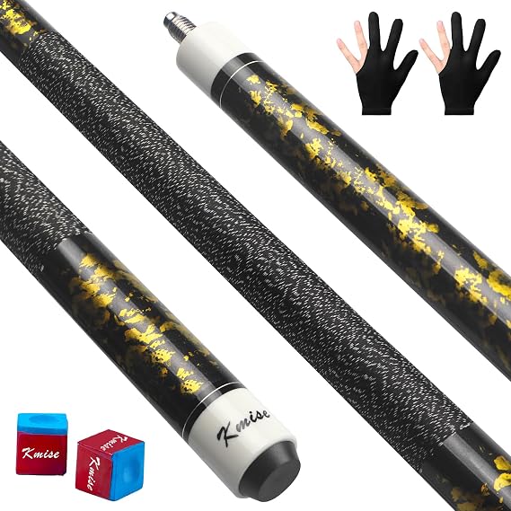 Kmise Pool Cue Stick - 58 Inch Pool Cues, Canadian Maple Professional Billiard Cues Sticks, Pool Sticks for Adults, Multiple Colors