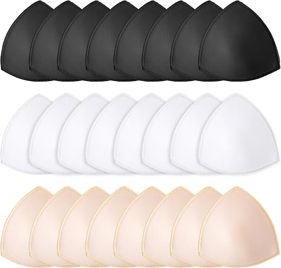 12 Pairs Bra Inserts Pads Sports Bra Pads Inserts