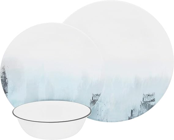 Corelle Tranquil Reflection 12-piece Dinnerware Set, Service for 4
