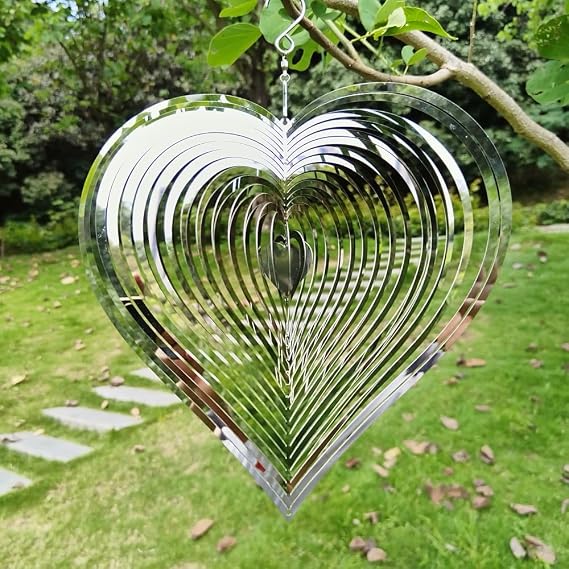 Wind Spinners Outdoor Hanging Clearance, Metal Wind Spinner Yard10