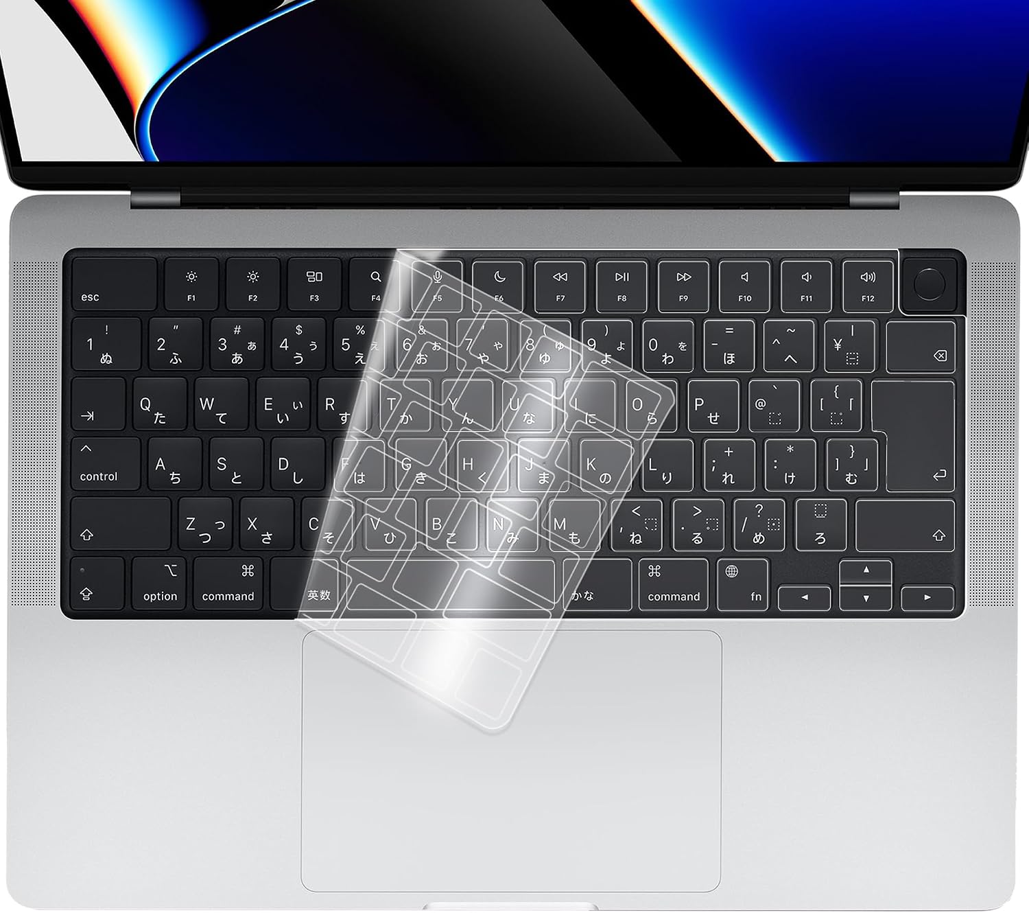 M5 M4 M3 M2 JIS LayoutNPUOLS MacBook Air 13.6/Air 15.3/Pro 14/Pro 16 Inch Keyboard Cover Ultra-thin TPU Material Compatible 2025-2021 Model Numbers A3434 A3240 A3241 A3112 A3185 A3401 A3403 A3186