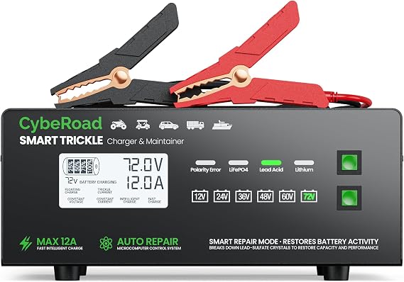 Smart Battery Charger 12V 24V 36V 48V 60V 72V