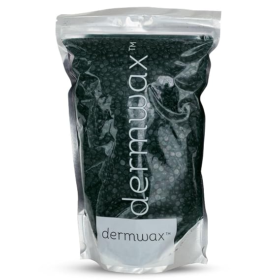 Dermwax Emerald Ocean Hard Wax Beads for Coarse & Stubborn Hair, 2.2 lb | Strong Grip Hard Wax Beads for Hair Removal, Flexible Low Temp Wax for Full-Body Waxing, Coarse & Stubborn Hair, 2.2 lb
