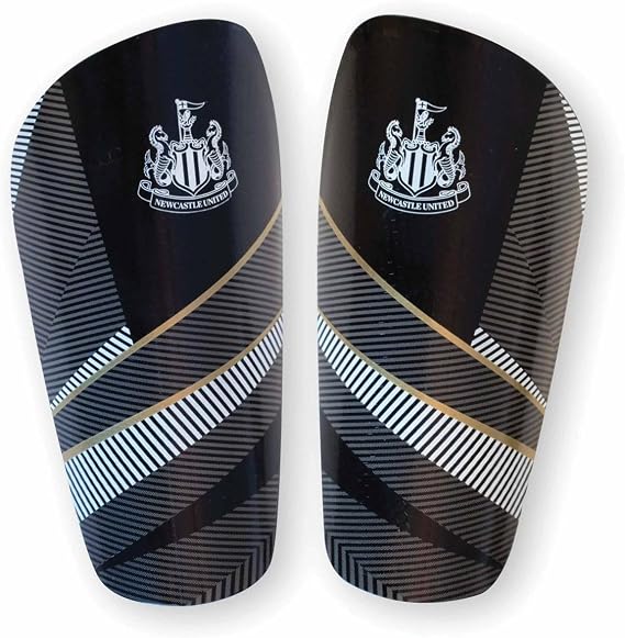 Official Newcastle United F.C. Compatible with Kids Knee Pads , Black, Suitable for Height 120-150cm