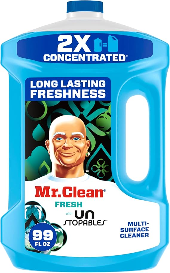 Mr. Clean 2X Concentrated Multi Surface Cleaner with Unstopables Fresh Scent 99 fl oz