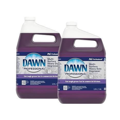 P&G PROFESSIONAL Multi-Surface Heavy Duty Degreaser Concentrate for Kitchen, Restaurants, Foodservice and More, 1 Gallon (Case of 2)