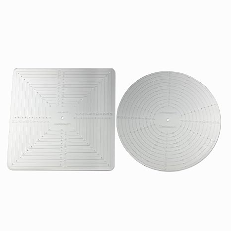 CAKESAFE Tier Ruler Bundle for Cake Decorating Cake Centering and Dowel Placement Tool for Bakers