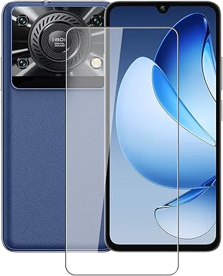 for Oukitel C60 Pro Tempered Glass Screen Protector, [1 Pack] 9H Hardness Protective Film for Oukitel C60 Pro 6.88, High Clear, Anti Scratch, Bubble Free Tempered Glass Film
