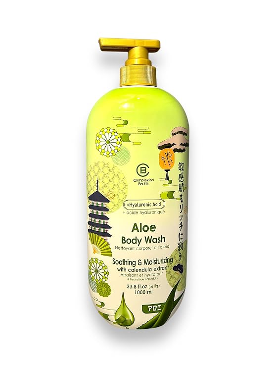 aloe body wash with Hyaluronic Acid, 33.8fl.oz