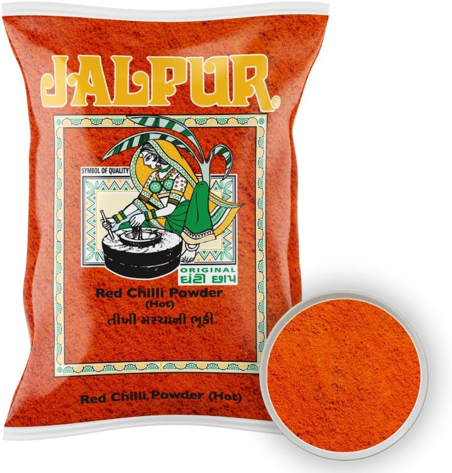 Jalpur red Chilli Powder (Hot) – 100g | Authentic Indian Red Chilli Powder Hot &amp; Fiery | Adds Spice, Colour &amp; Aroma | Ideal for Curries, Stews &amp; Marinades | Premium Hot Red Chilli Powder