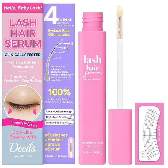 Korean Lash Serum - to Grow Lashes Eyebrow Eyelash Growth Suero Crecimiento Suero De Pestanas