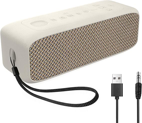 NOBIS 20W Bluetooth Speakers, IP68 Waterproof, Up to 24H Playtime | TWS Pairing, BT 6.0, EQ Mode, TF card & AUX input,Hands-Free Call with App Control for Outdoor, Travel, Home