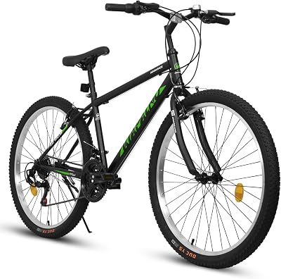 Mountain Bike for Adults & Teens, 21-Speed Dual V-Brake, Carbon Steel Frame MTB Bicycle,26x2.1 Tires, Non-Slip Pedals – Ideal for Commuting, Trail, City & Off-Road Cycling