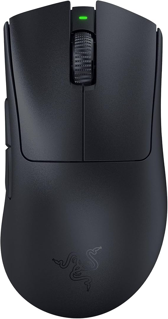Razer DeathAdder V3 Pro Wireless Gaming Mouse, 63g, 90 Hr Battery, Black
