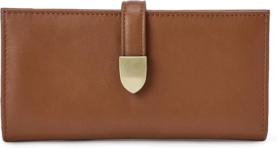 Amazon Essentials Women's Leather Clutch Wallet