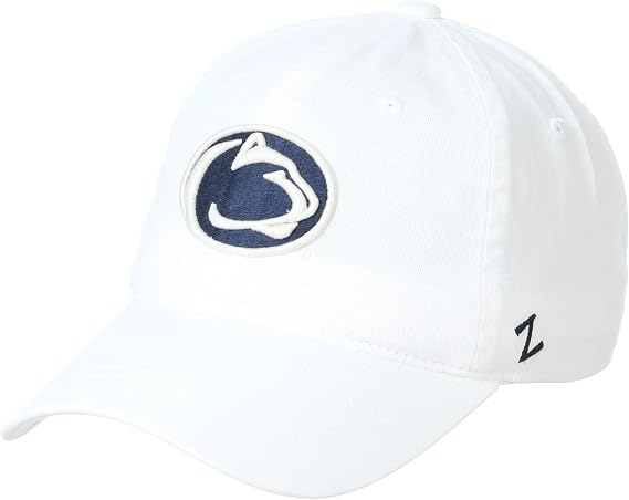 ZHATS NCAA Mens Adjustable Scholarship Hat White