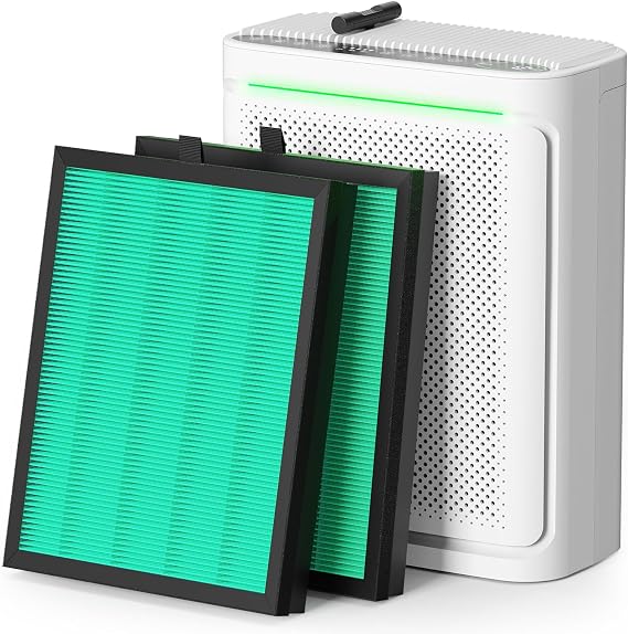 VOOPNU DH-JHD08 Air Purifer Plus 2Pack Pet Dander Version Filter Replacement for Pollen, Pet Dander, Hair, Smell, Dust