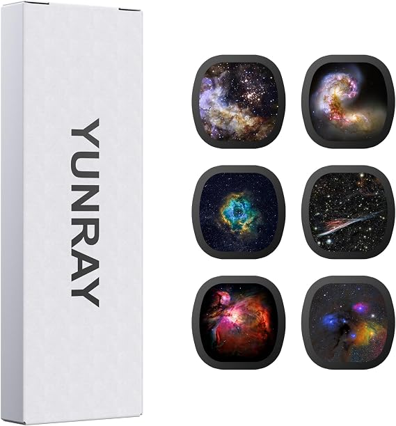 YUNRAY Galaxy Projector Disc Ultra HD Projector Slide, Compatible with YUNRAY Galaxy Projector Pro and Model SKE-TKQ01 & BL-DQY02 (Pro Version) Projectors 6 Disc Set