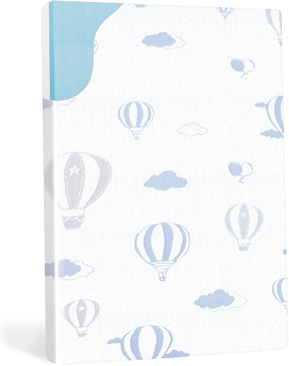 Pack and Play Mattress Pad, 38x26 Dual-Sided Memory Foam Pack N Play Mattresses for Baby Toddler, Soft Breathable Baby Crib Mattress for Pack N Play with Machine Washable Cover