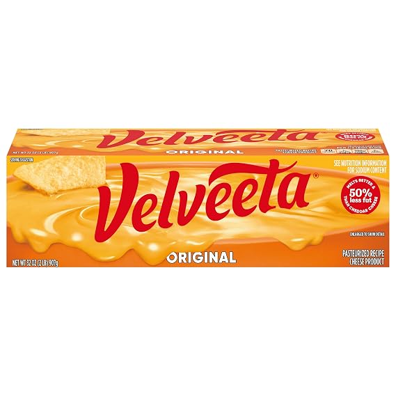 Velveeta Pasteurized Recipe Cheese Product, 1 Block Original, 32 oz