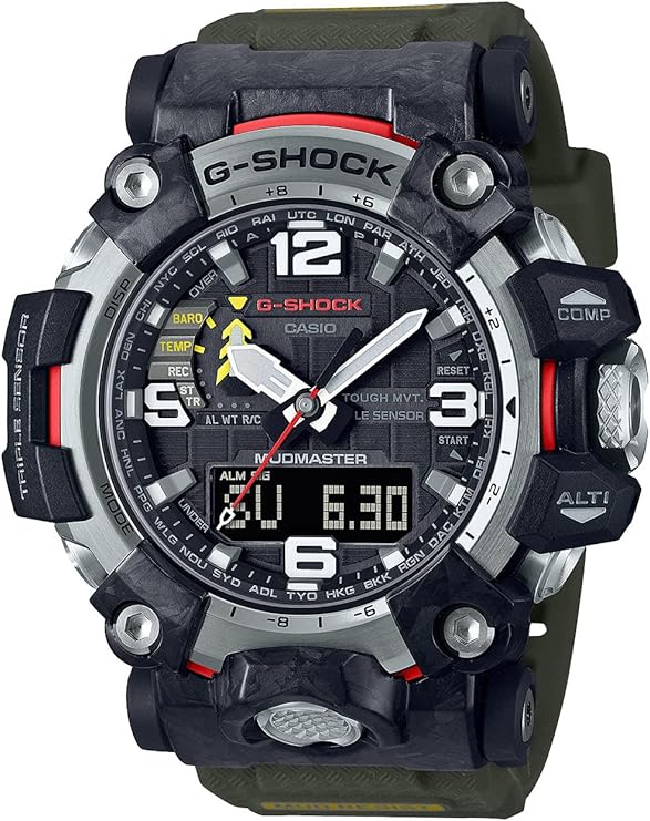 CASIO GWG-2000-1A3JF [G-Shock Carbon MUDMASTER Radio Solar Triple Sensor]Shipped from Japan