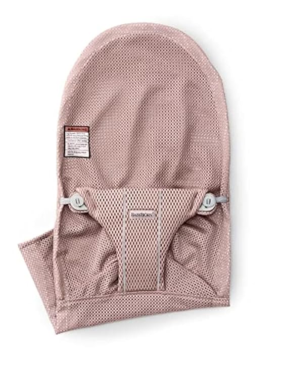 BabyBjorn Fabric Seat for Bouncer, Mesh, Dusty Pink