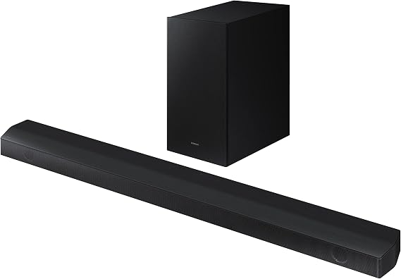 Samsung B650 Soundbar Speaker (2022) - 3.1ch Surround Sound Audio With 7 Speakers Virtual DTS:X, Wireless Subwoofer And Adaptive Sound Lite, Bluetooth Multiconnect &amp; Wall Mount Kit Included