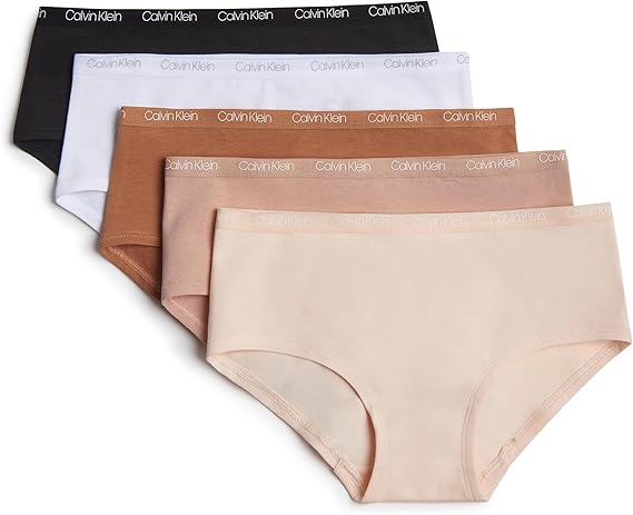 Calvin Klein Girls' Hipster Underwear Five Pack