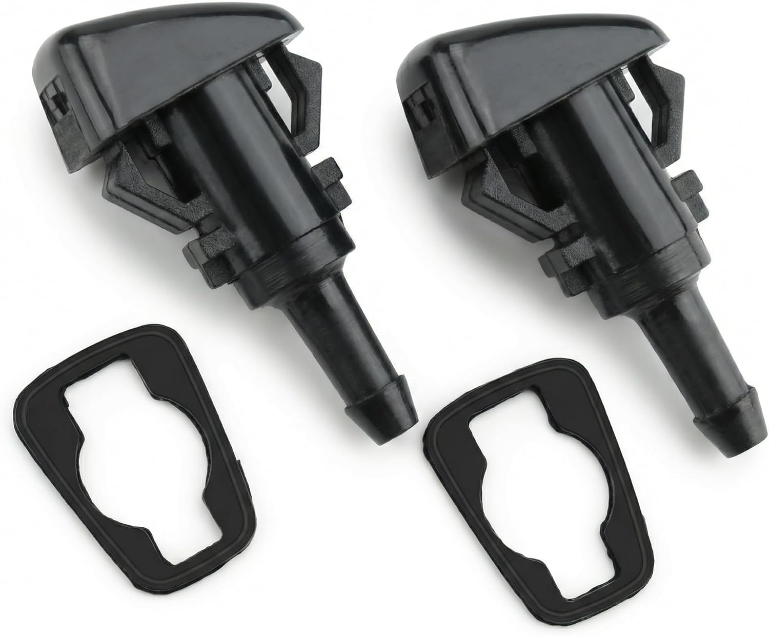 Durable ABS Washer Jets Compatible with Hyundai i20, Tucson and Kia Sportage, Easy-Install Wiper Spray Washer Jet for Front Windshield