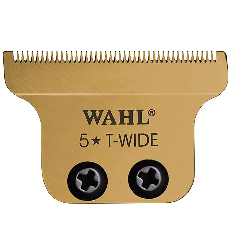 Wahl Professional T-Wide Gold Plated Bladeset, Model 02215-700
