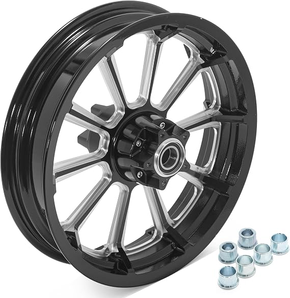 TOFR 16"x3.5" Gloss Black Front Wheel Rim Tubeless For Harley Touring Bagger 1984-2008 Road King FLHR Electra Glide FLHT Street Glide FLHX Road Glide FLTR 97 98 99 00 01 02 03 04 05 06 07 08