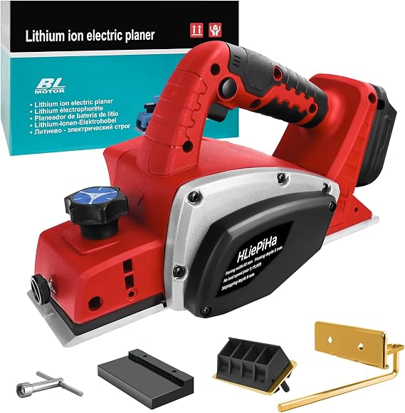 Cordless Handheld Planer for Milwaukee 18v Battery, Brushless Power Planer