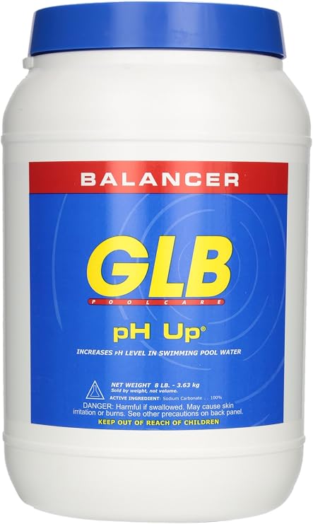 GLB Pool and Spa Products 71249 8-Pound pH Up Pool Water Balancer
