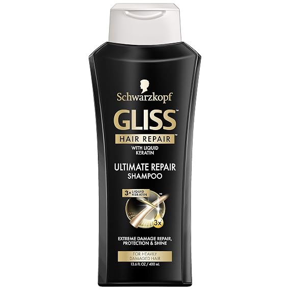GLISS Hair Ultimate Repair Shampoo, 13.6 Ounce